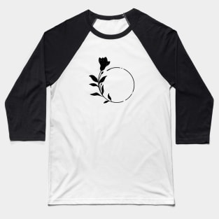 Natural Curves || Minimal Flower Baseball T-Shirt